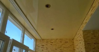 Натяжной потолок на балкон Протвино, цена 6273 руб.